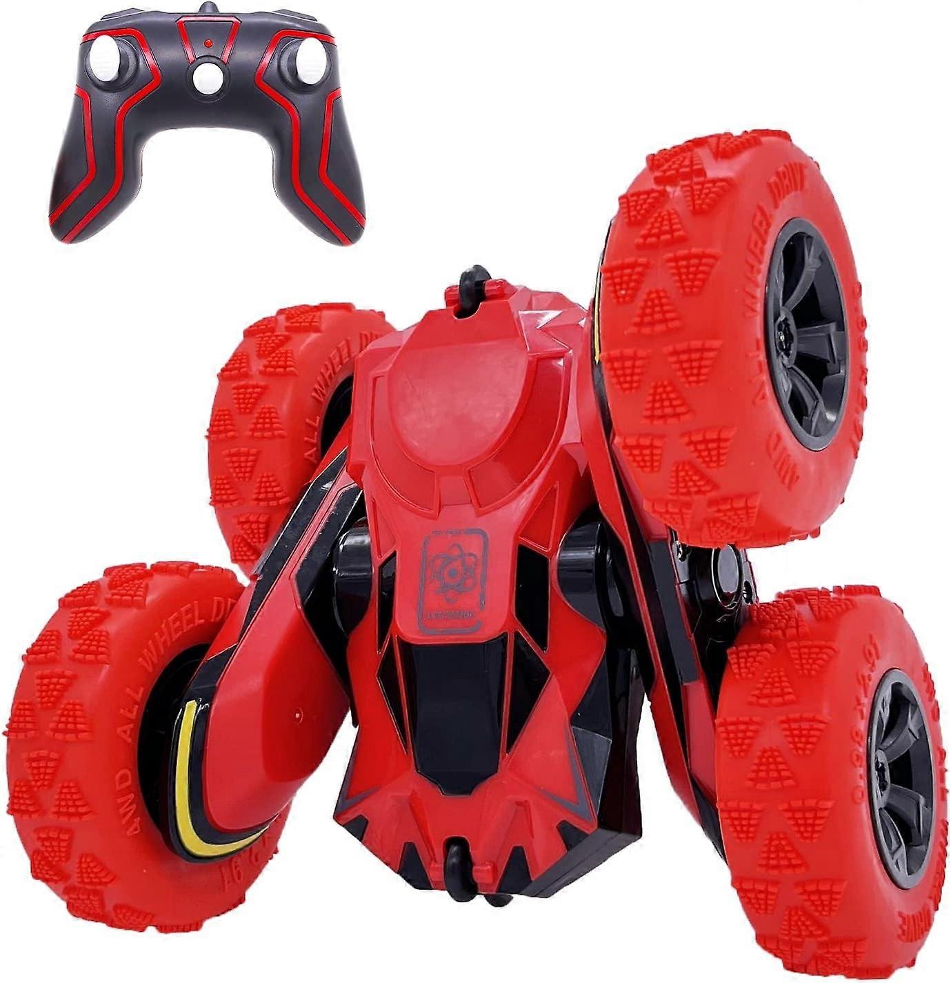 RC Stunt Cars Remote Control Car Double-Sided Driving 360-degree Flips Rotating Car Toy