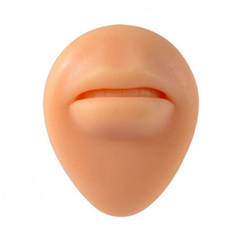 Simulation silicone lip model tattoo embroidery teaching training