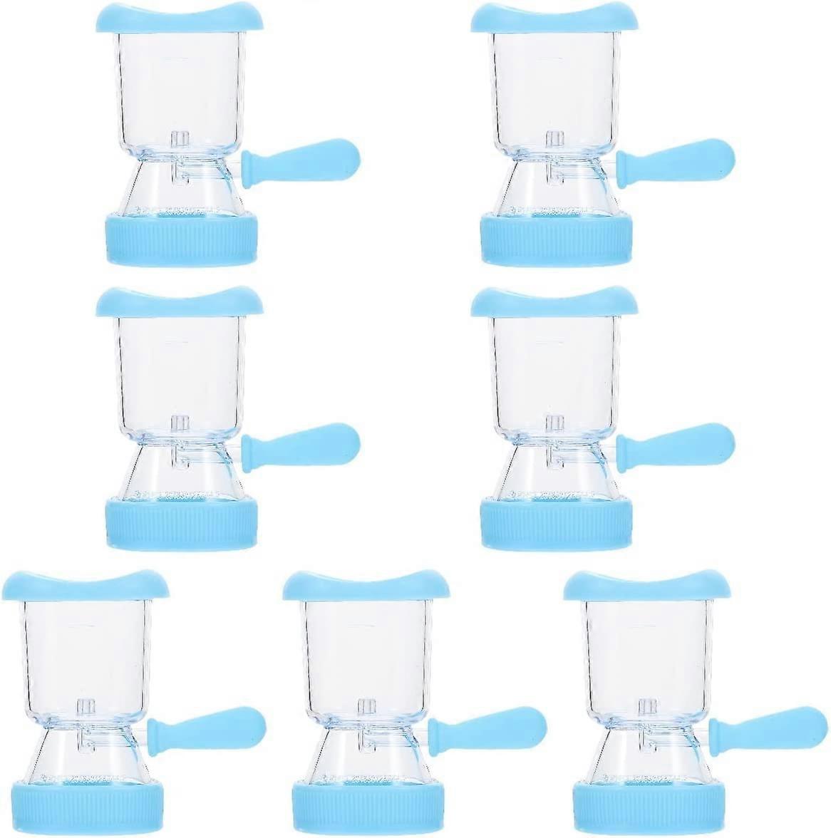 8 قطع سيليكون غسل العين كأس حمام العين العين دافق تنظيف الكؤوس مع حاوية تخزين لتحديث وتنظيف العيون المتعبة