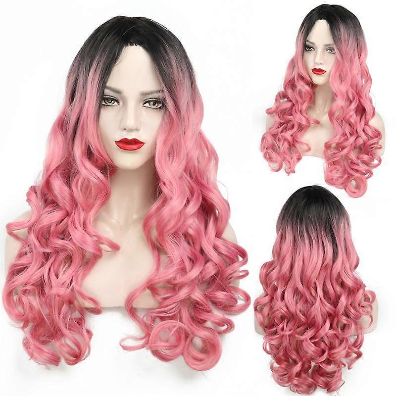 Long Wavy Curly Wigs Synthetic Wigs for Daily Cosplay Party
