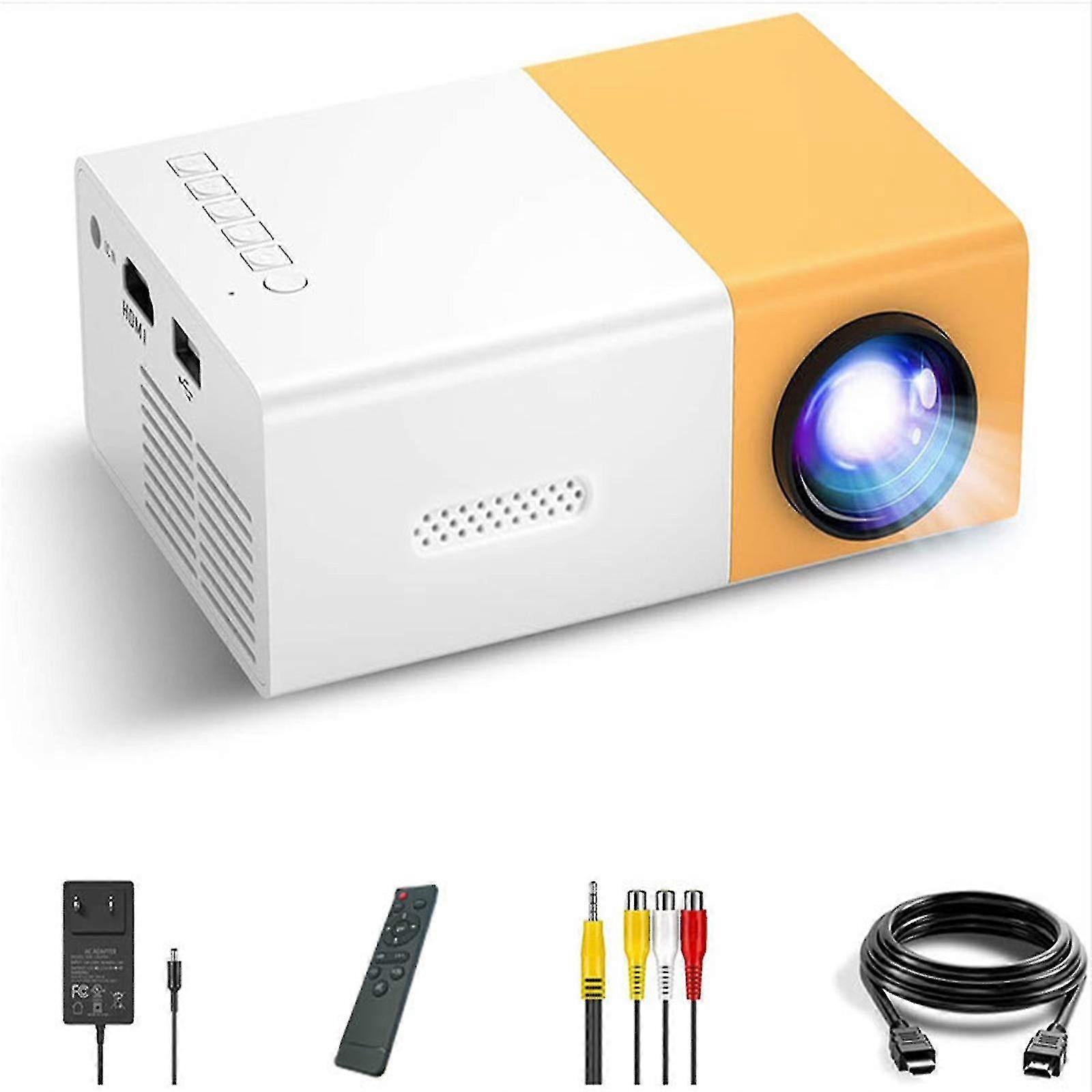 מיני מקרן חדש 1080p קולנוע ביתי usb hdmi av sd מיני נייד hd led מקרן