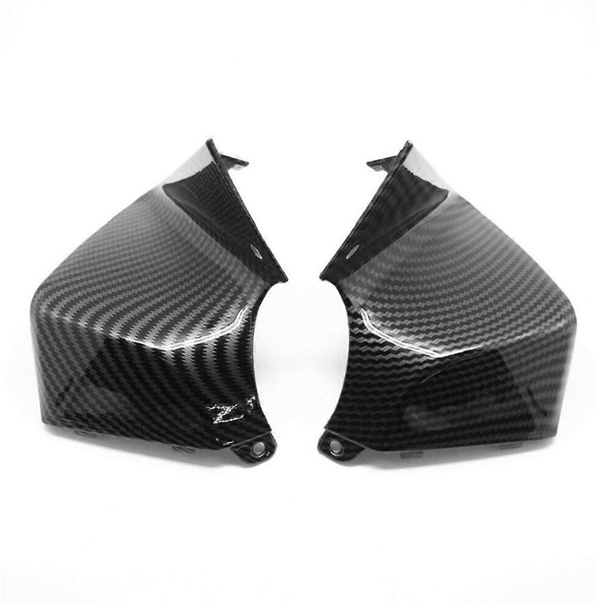 Carbon Fiber Finish Motorcycle Accessories Front Dash Side Meter Cover Fairing Cowl for VFR800 2002