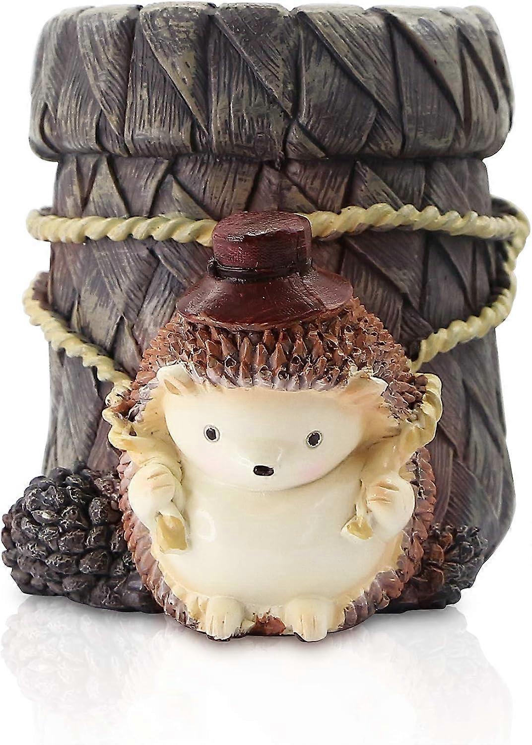 Cute Hedgehog Desktop Pen Holder
