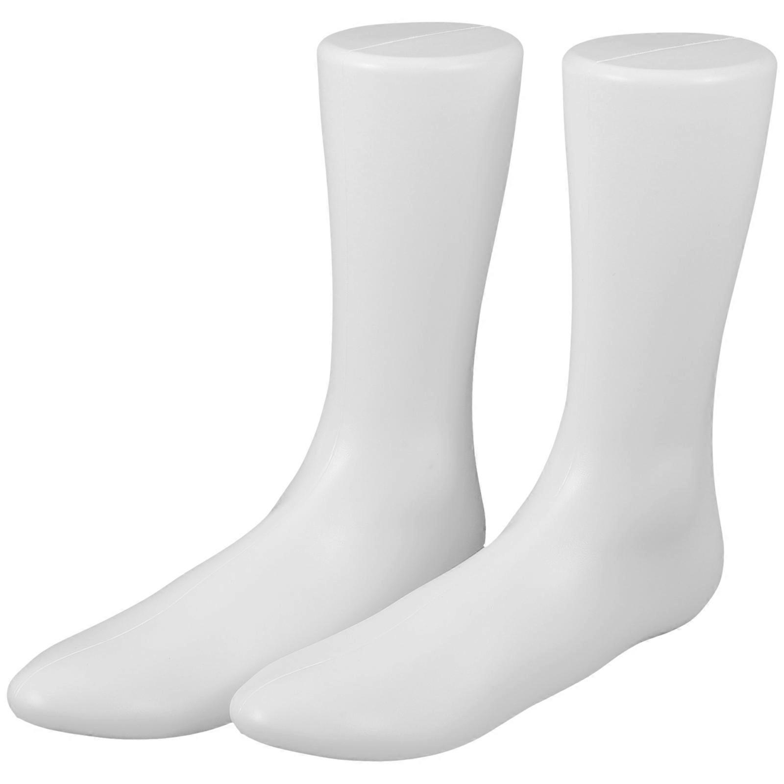 2pcs weibliche schuhe füller display modell wiederverwendbare schaufensterpuppe fußmodell kunststoffsocken schuhe unterstützung