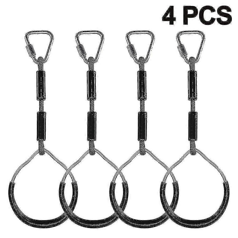 Swing Gymnastic Rings-4 Pack Outdoor Backyard Play Sets