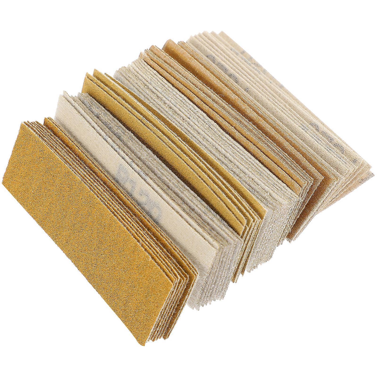 60 Sheets Sand Paper Small Sanding Tools Assortment Sand Paper 80#/120#/150#/180#/240#/320#