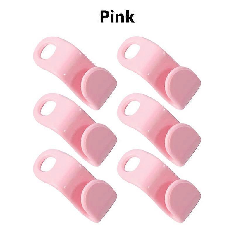 56 Mini Cascading Hangers (Pink), Connecting Hooks for Hangers, Save Space in Closets
