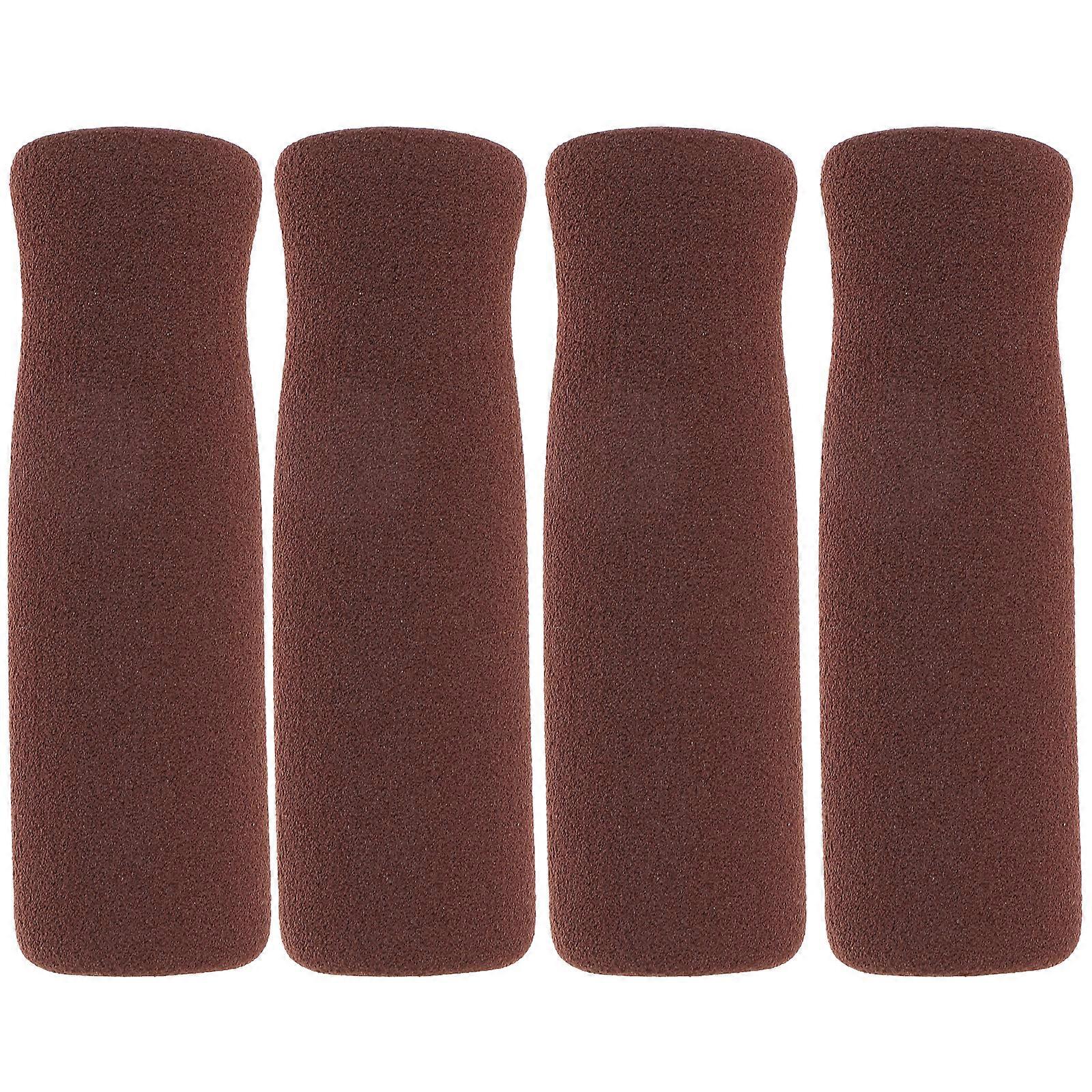 4Pcs Elderly Chair Handle Grips Nonslip Grips for Handle Walking Cane Handle Wraps Light Brown