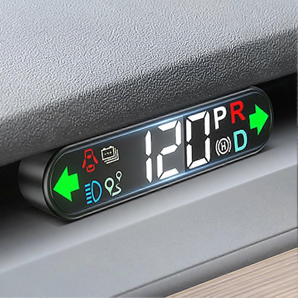 Head-up Display Speedometer Overspeed Alarm Car HUD Head-up Display Removable Auto Accessories for Tesla Model 3/Y 2021-2022