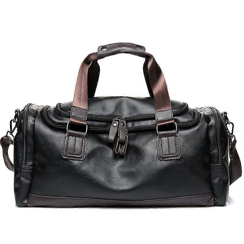 Weysfor PU תיק נסיעות תיקי כתף עסקיים מזדמנים תיק נסיעות תיק נסיעות עור PU תיקי טיולים מזוודות יד לגברים