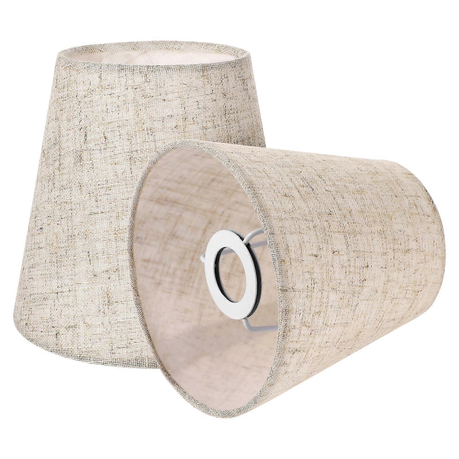 2pcs Decorative Lamp Shade Table Lamp Cover Replacement Cloth Lamp Shade Chandelier Lampshade