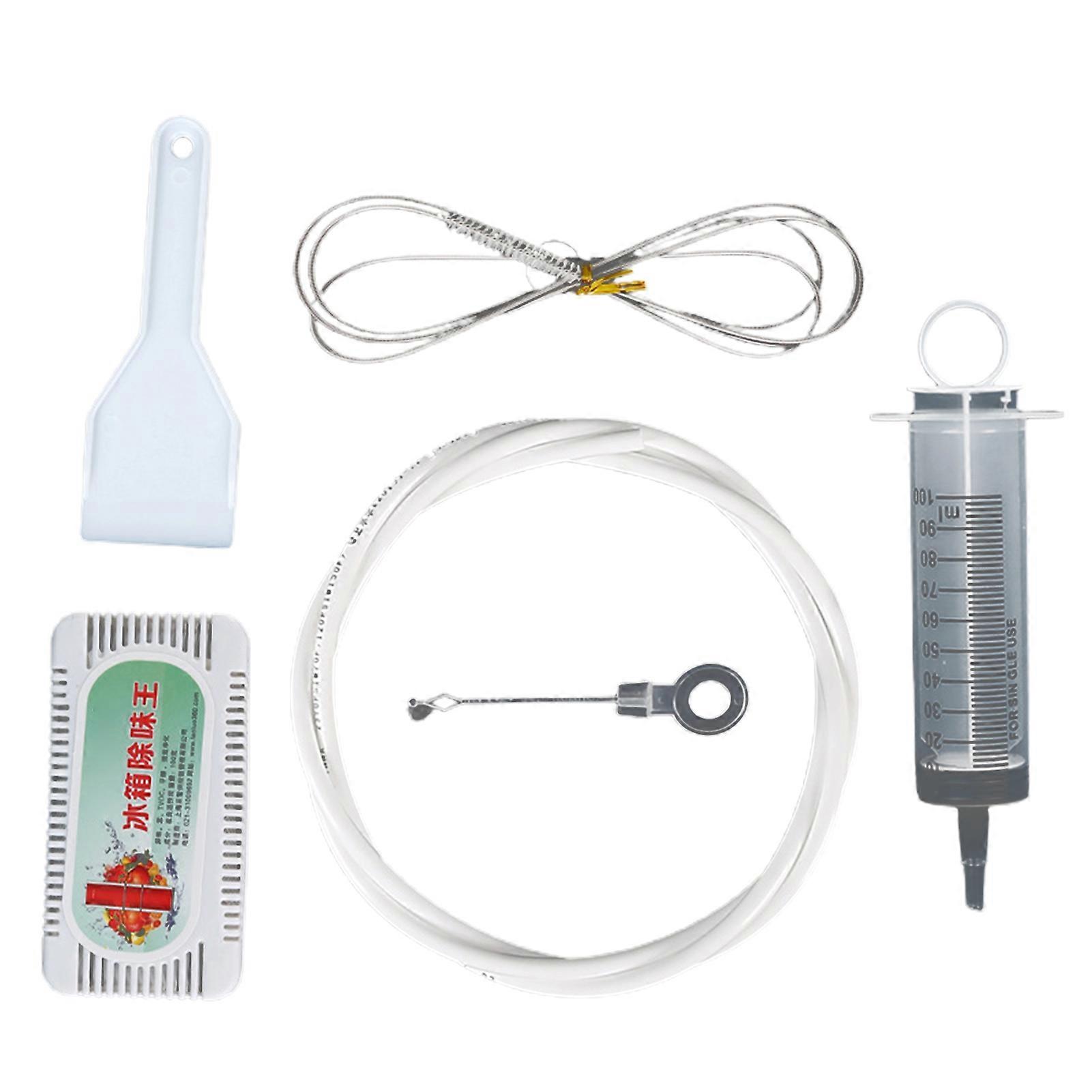 6Pcs High Efficiency Refrigerator Dredge Tool Bendable Deep Clean Cleaning Tools Refrigerator Cleaning Tool for Fridge