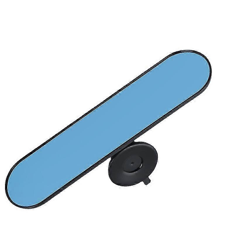 360 Degree Rotate Rear View Mirror Universal Car Truck Interior Anti-glare Rear View Mirror With Suction Cup Blue