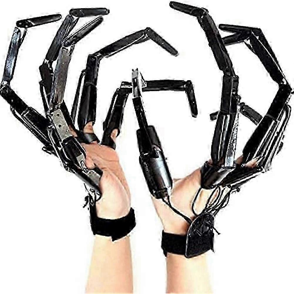 Halloween Articulated Fingers Scarry Fake Fingers Skeleton Hands Realistic Horror Ghost Claw Props Cosplay Finger Glove