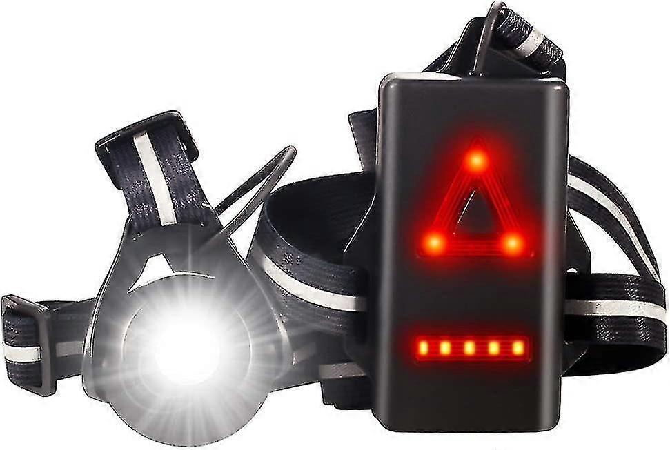 Chest Light For Running, Usb Rechargeable Led Chest Light, 500 Lumens, 90 Adjustable Beam Angle