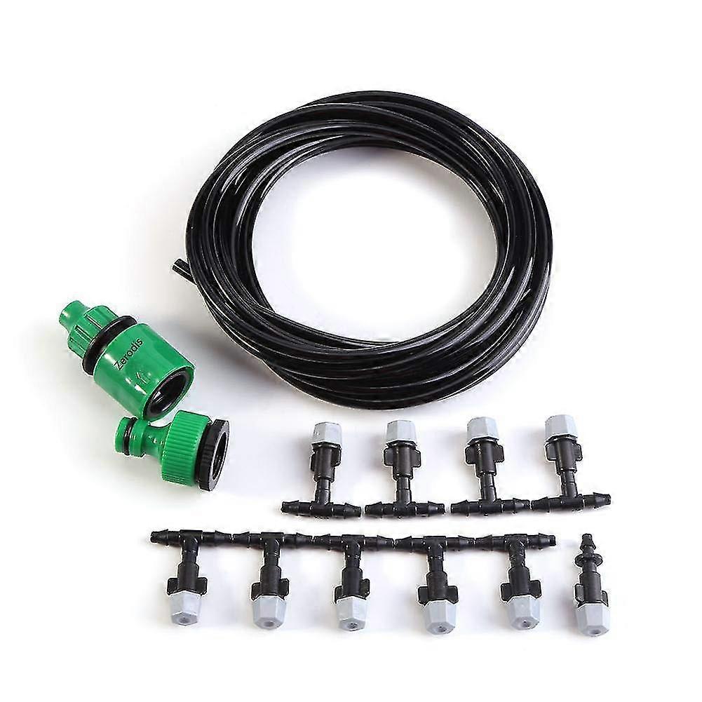 Misting Cooling System,4/7mm Watering Tubing,misting Nozzle Sprinkler,faucet Adapter Micro Drip Irrigation Kit For Garden