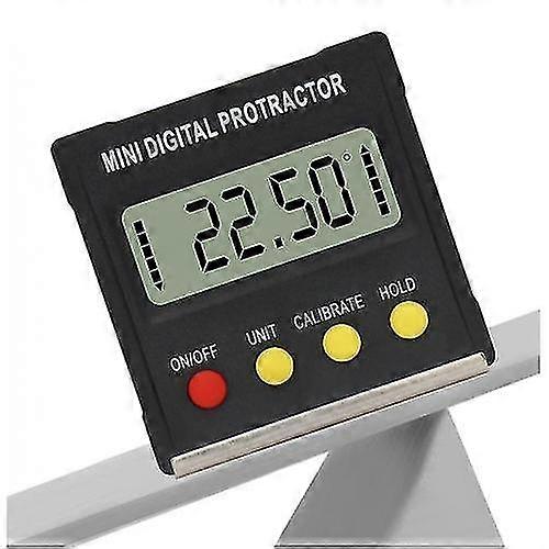 360 Degree Mini Digital Protractor Inclinometer Electronic Level Box Magnetic Base Measuring Tools