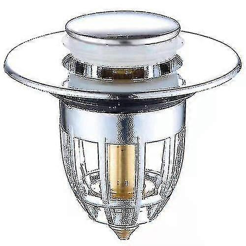 Waterproof Bathroom Sink Plug Stopper Wash Basin Core Bounce Up Drain Filter