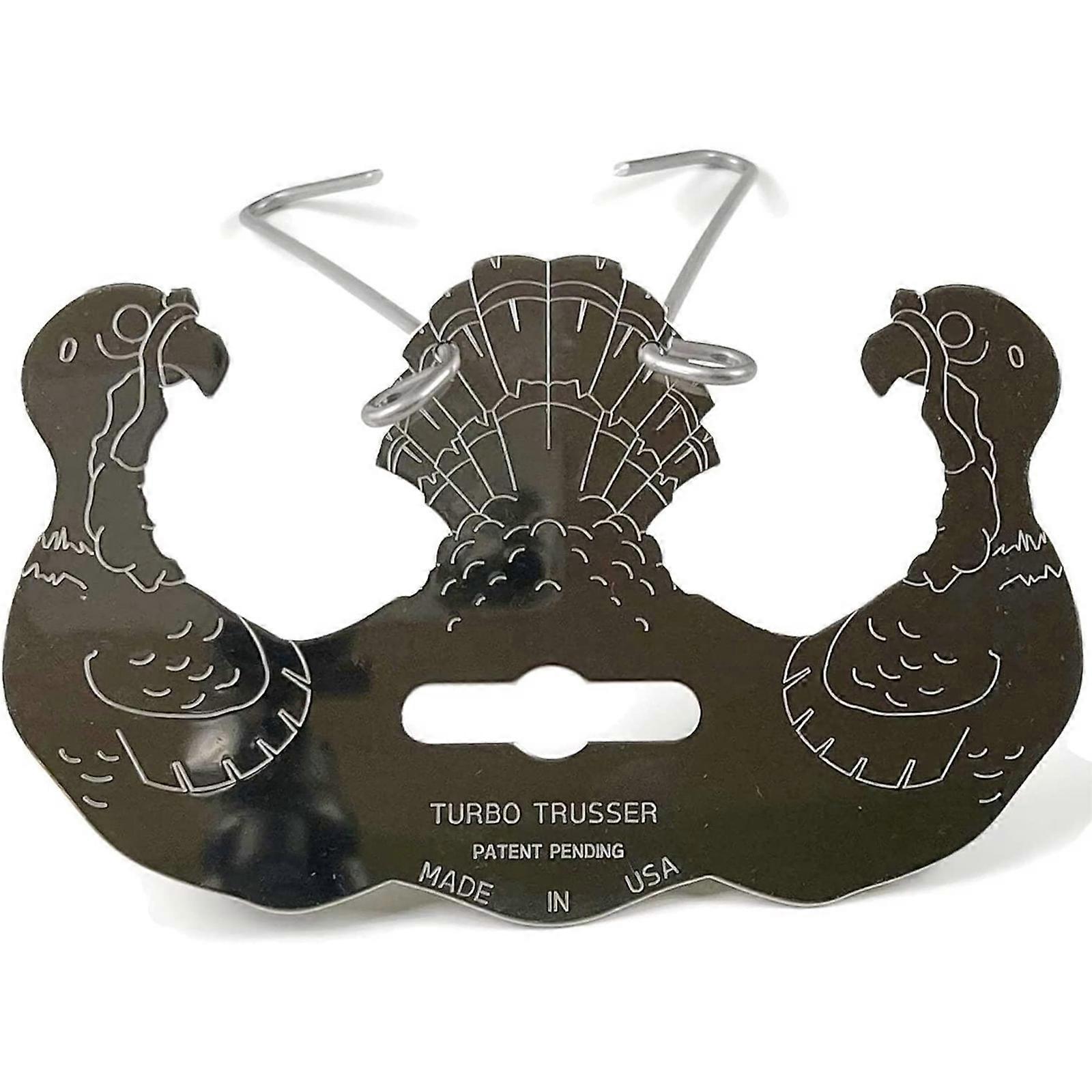 Grille à rôtir de poulet Support Turbo Trusser pour poulet ou dinde rôti de poulet 304 acier inoxydable