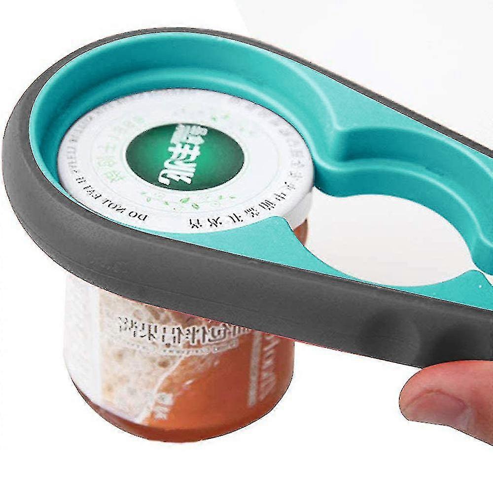 2 Pieces Can Opener Lid Opener With Non-slip , 5 In 1 And 4 In 1