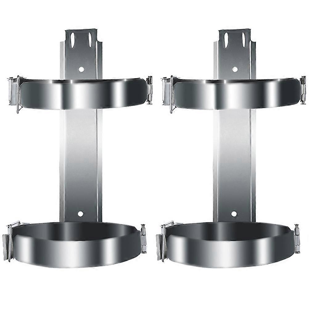 2pcs extincteurs support Extincteurs en fer robuste Cintre Supports muraux 2kg