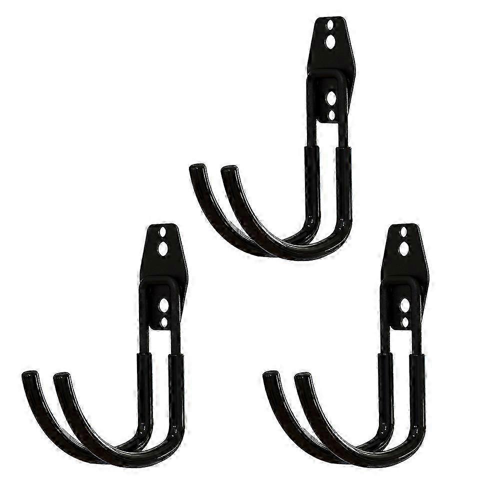 3pcs Multi-function Tool Hook Round Metal Wire Storage Hooks Wall Organizer