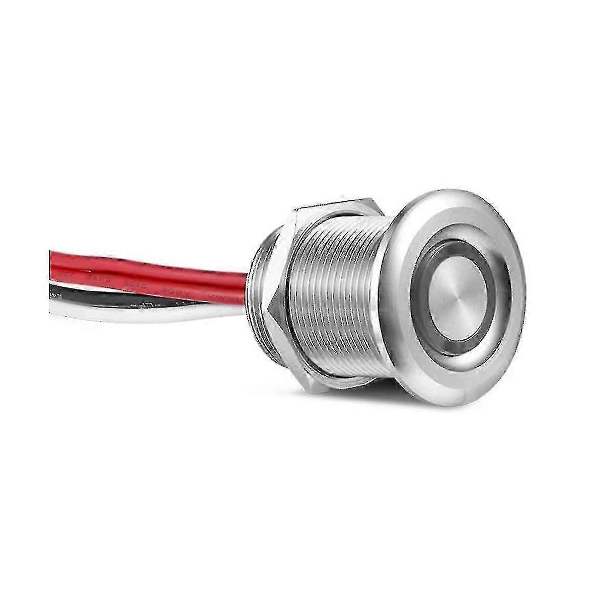 12v lysdæmper, 19 mm rustfri trykdæmper til rv bådlysdæmpning, 3/4 tommer borehul,