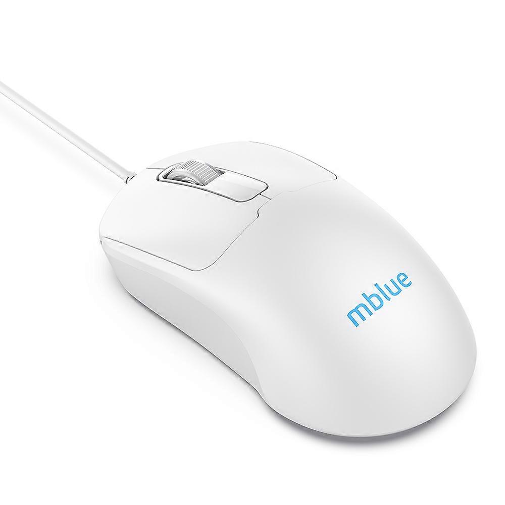 MBLUE M204 Ergonomic USB Wired Mouse 1200 DPI 3 Buttons Mouse for Laptop and PC