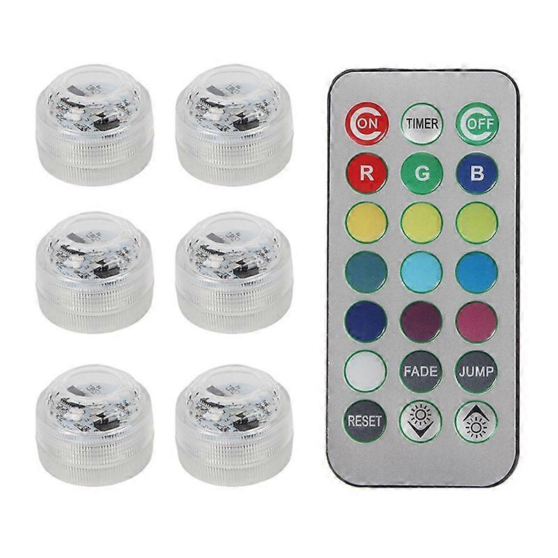 RGB Night Light with Wireless Remote Control LED Remote Control Waterproof Light 3D Printer Model Standard Components