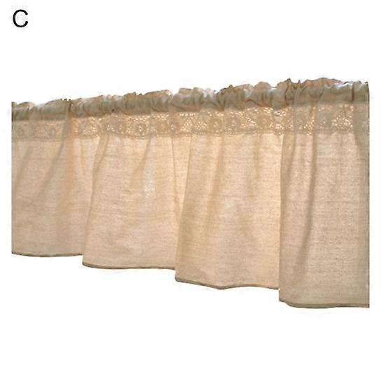 Practical Window Curtain Shading Soft Reusable Wide Application Short Drape for Home