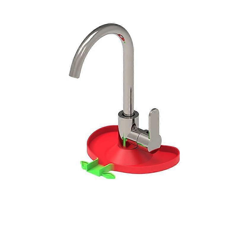 Kitchen Silicone Faucet Mat Flower Sink Splash Pad Drain Pad Bathroom Countertop Protector Shampoo Soap Dispenser Quick Dry Tray