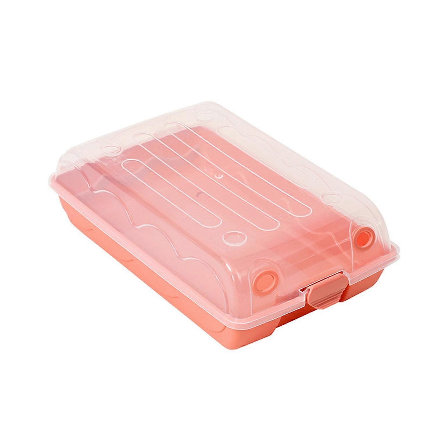 Shoe Storage Box with Clear Lid Visible Ventilation Holes Stackable Space-Saving Dust-proof Heavy