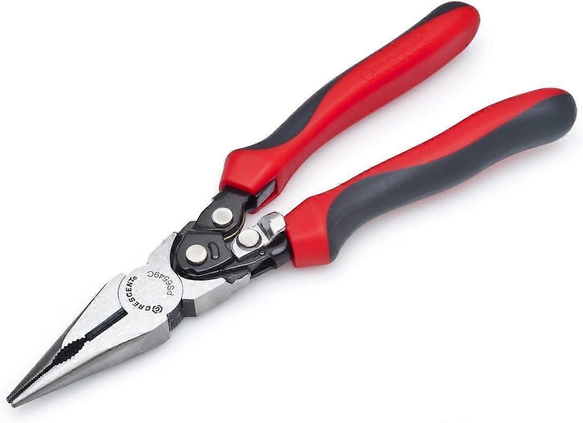 Pro Series Long Nose Compound Action Dual Material Pliers 9 Inches