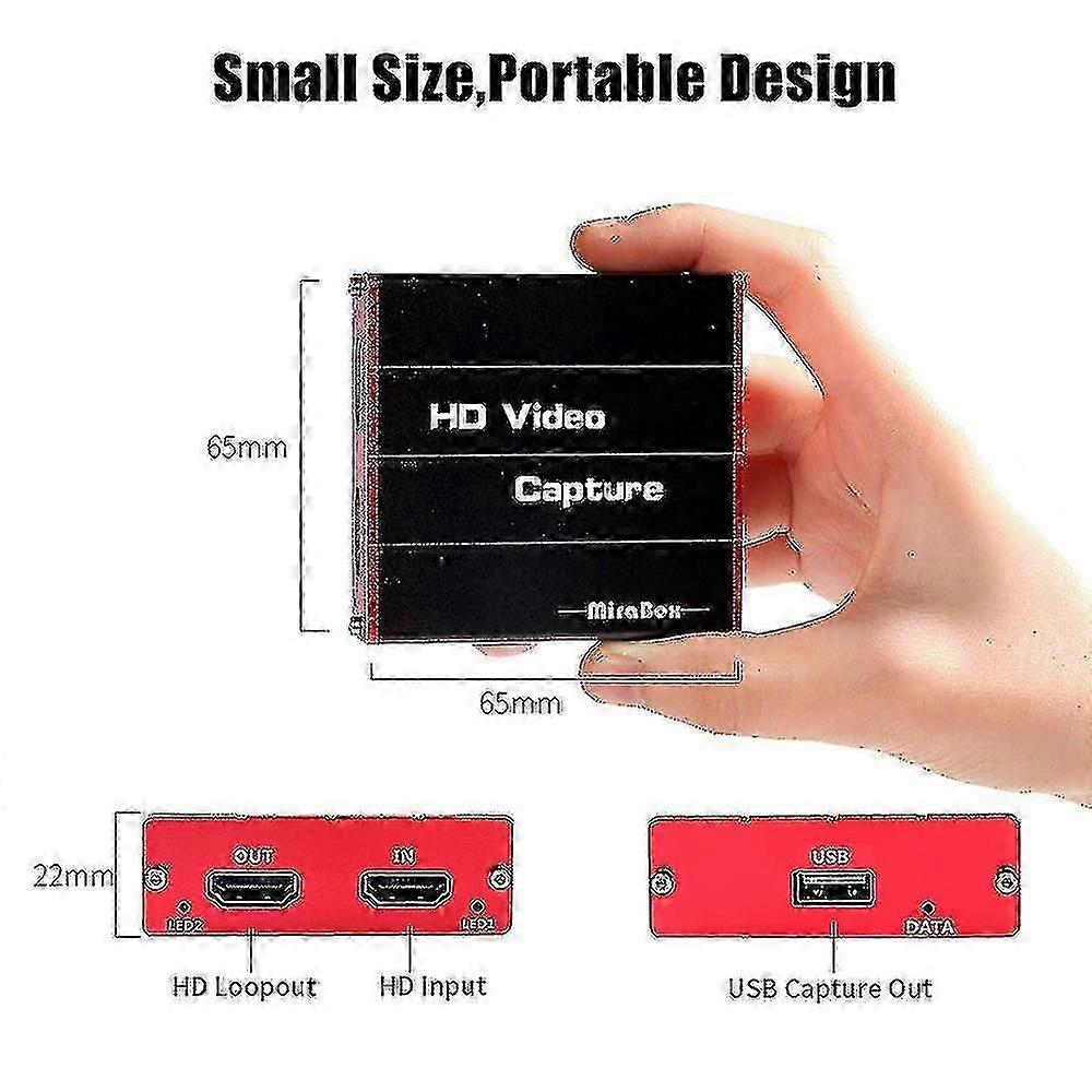 Usb3.0 4k Video , 1080p 60fps Hd Game Capture Device Cam Link With ...