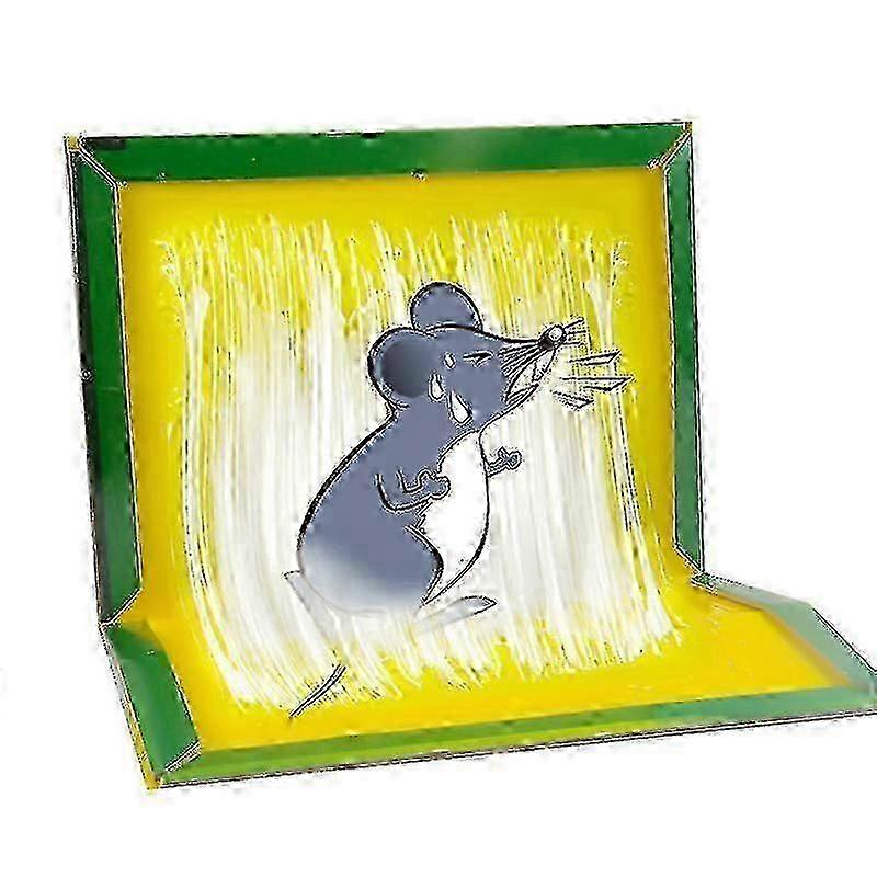 Lot De 3 Pieges A Colle Souris Rat Glue, Deratisation Attrape Souris Professionnel, Alternative Raticide Souricide Tapette, Anti Rongeurs Sans Poi