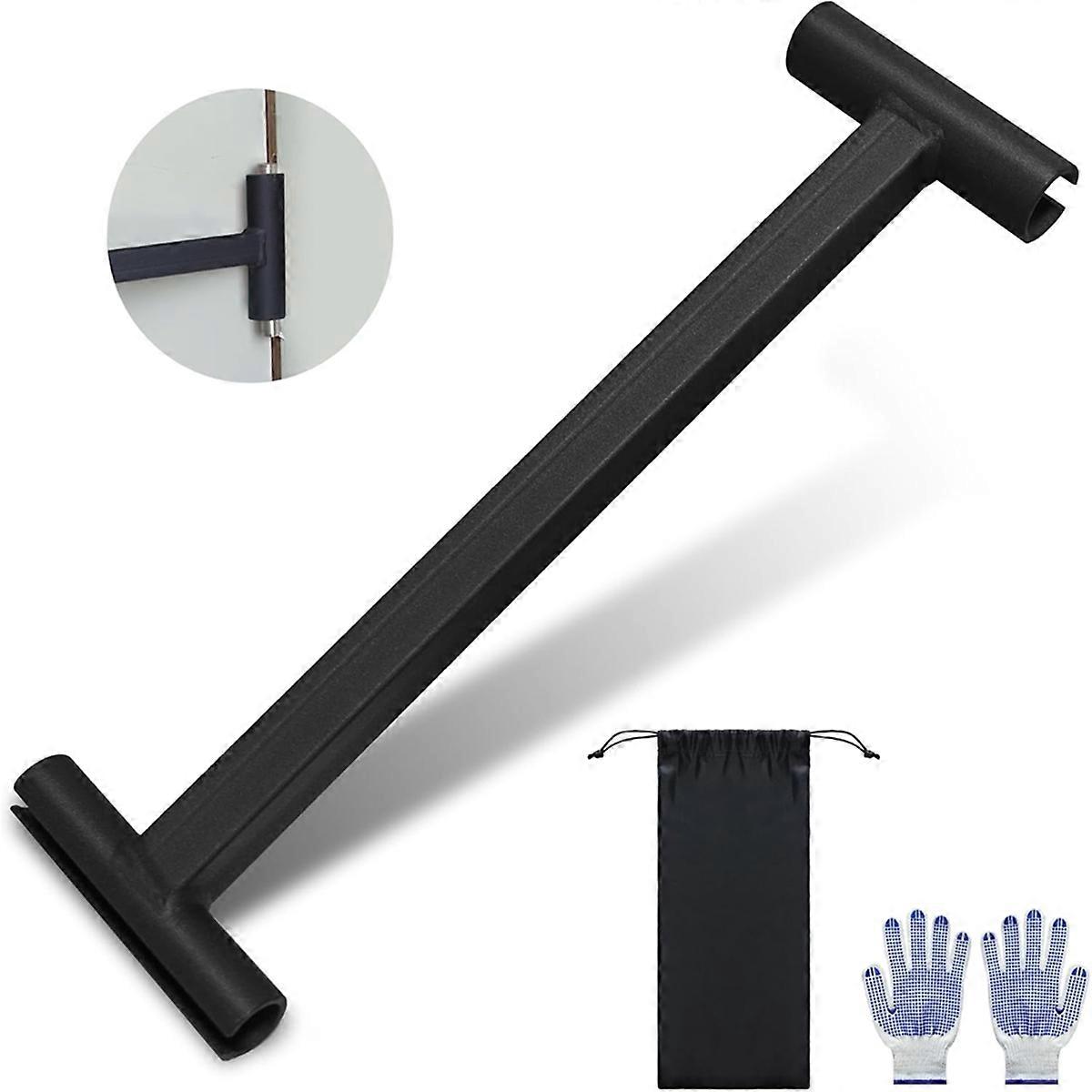 Door Hinge Adjustment Tool, Long Handle Hinge Bender Wrench for .134 Gauge Commercial Door Quick and Efficient Solutions