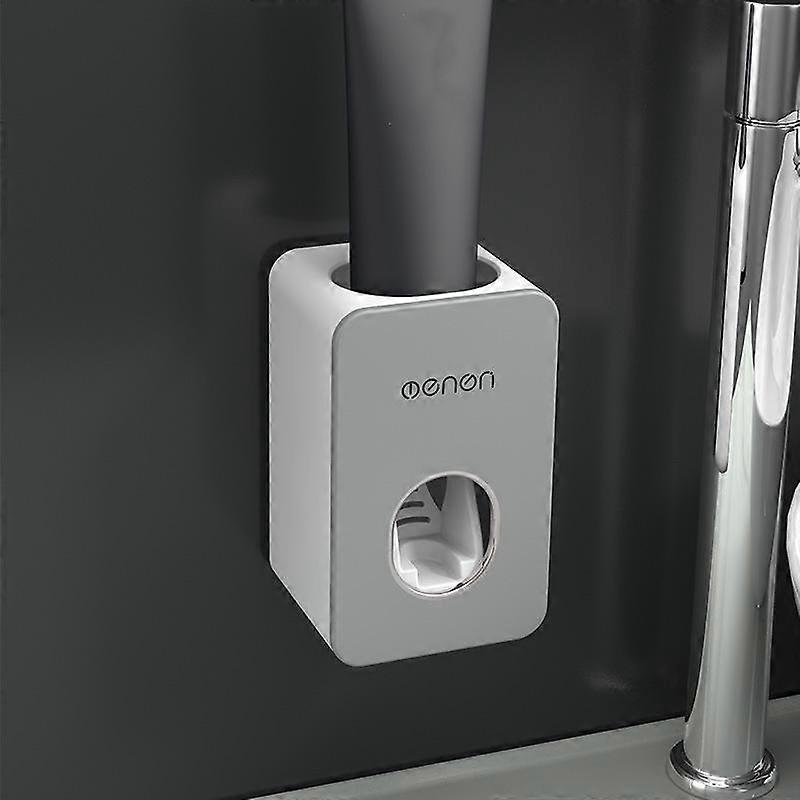 Bathroom Accessories Set Automatic Toothpaste Dispenser Dust-proof Toothbrush Holder Wall Mount Stand Toothapste Squeezers