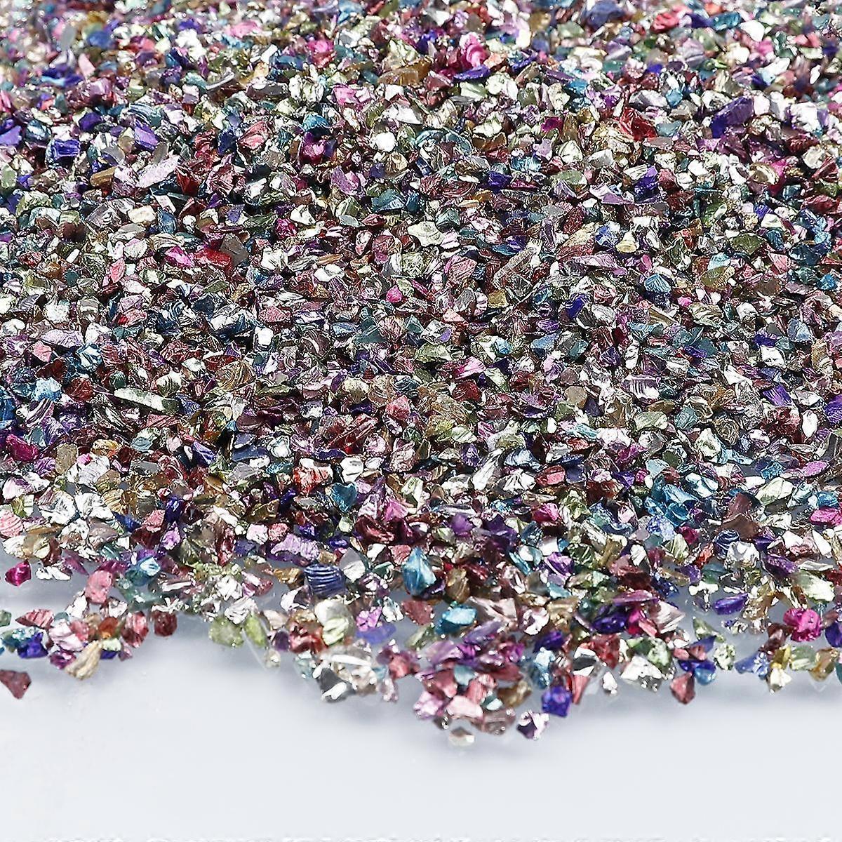 1-4mm 25g/bag Irregular Shape No-Hole Glass Gravel Beads Czech Beads Seed Beads for DIY Jewelry Craft Making Earring Necklace