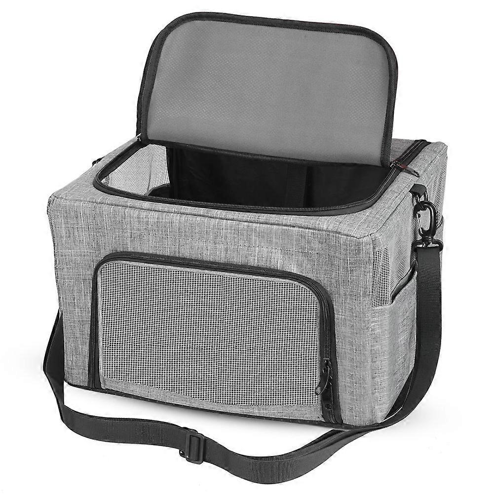 Portable Pet Backpack Carrier for Small Dogs and Cats, Waterproof Fabric, Adjustable Straps, Breathable Mesh Design
