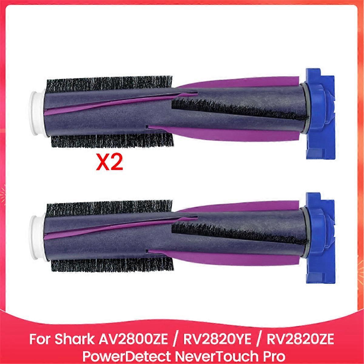 2pcs Main Brush for AV2800ZE/RV2820YE / RV2820ZE PowerDetect NeverTouch Pro Robot Vacuum, Brushroll Replace