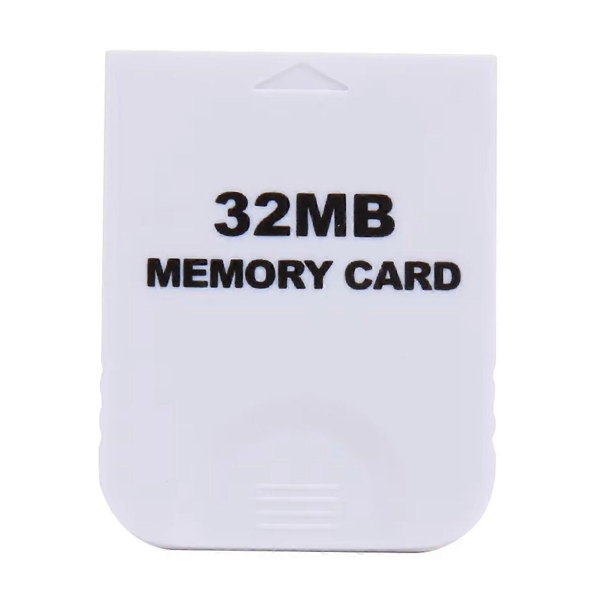 White Memory Card High Speed Flash Memory Chip Easy to Use Game 32MB