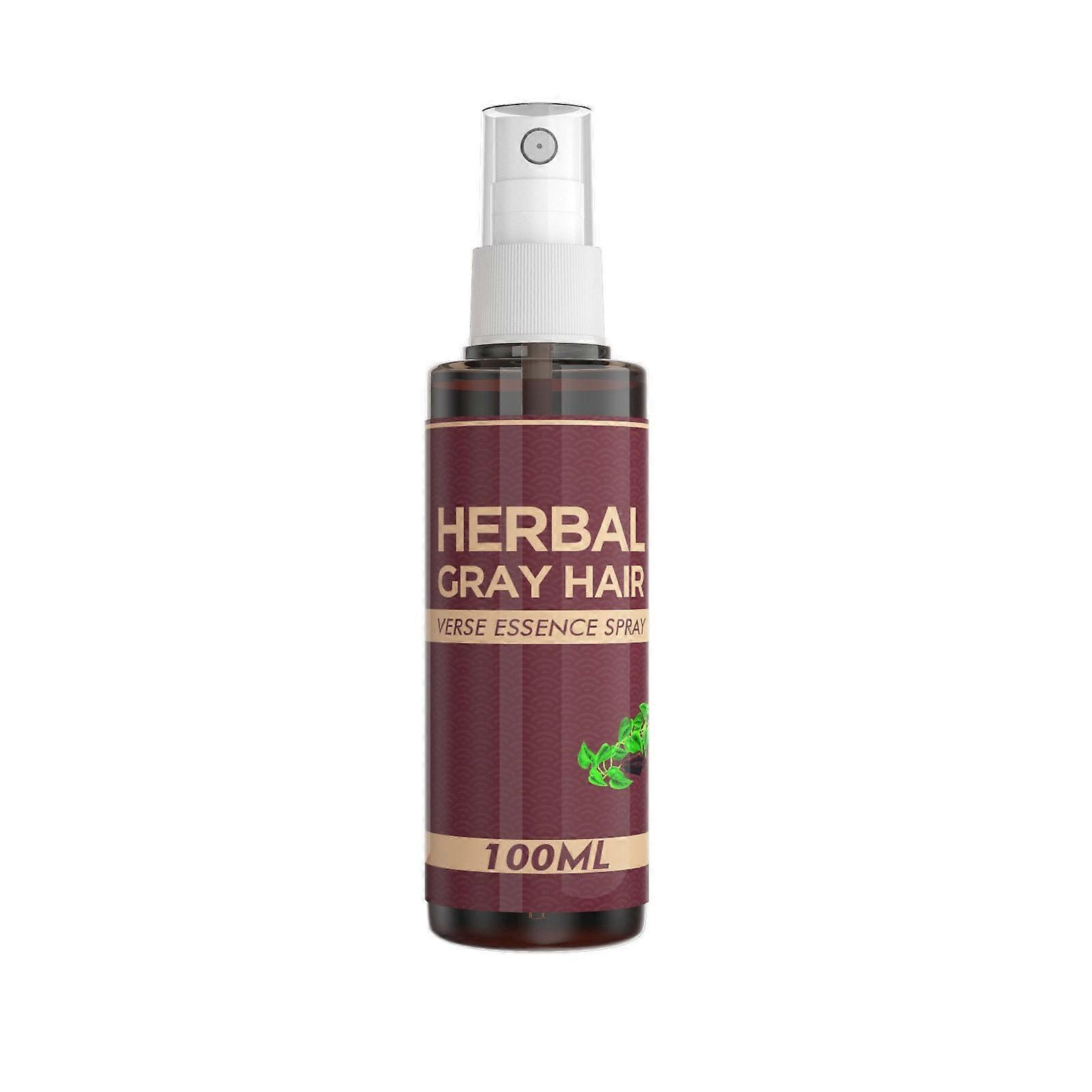 Bitkisel Saç Beyazdan Siyaha Sprey Polygonum Multiflorum Bitkisel Nemlendirici Saç Saç Beyazdan Siyaha 100ml