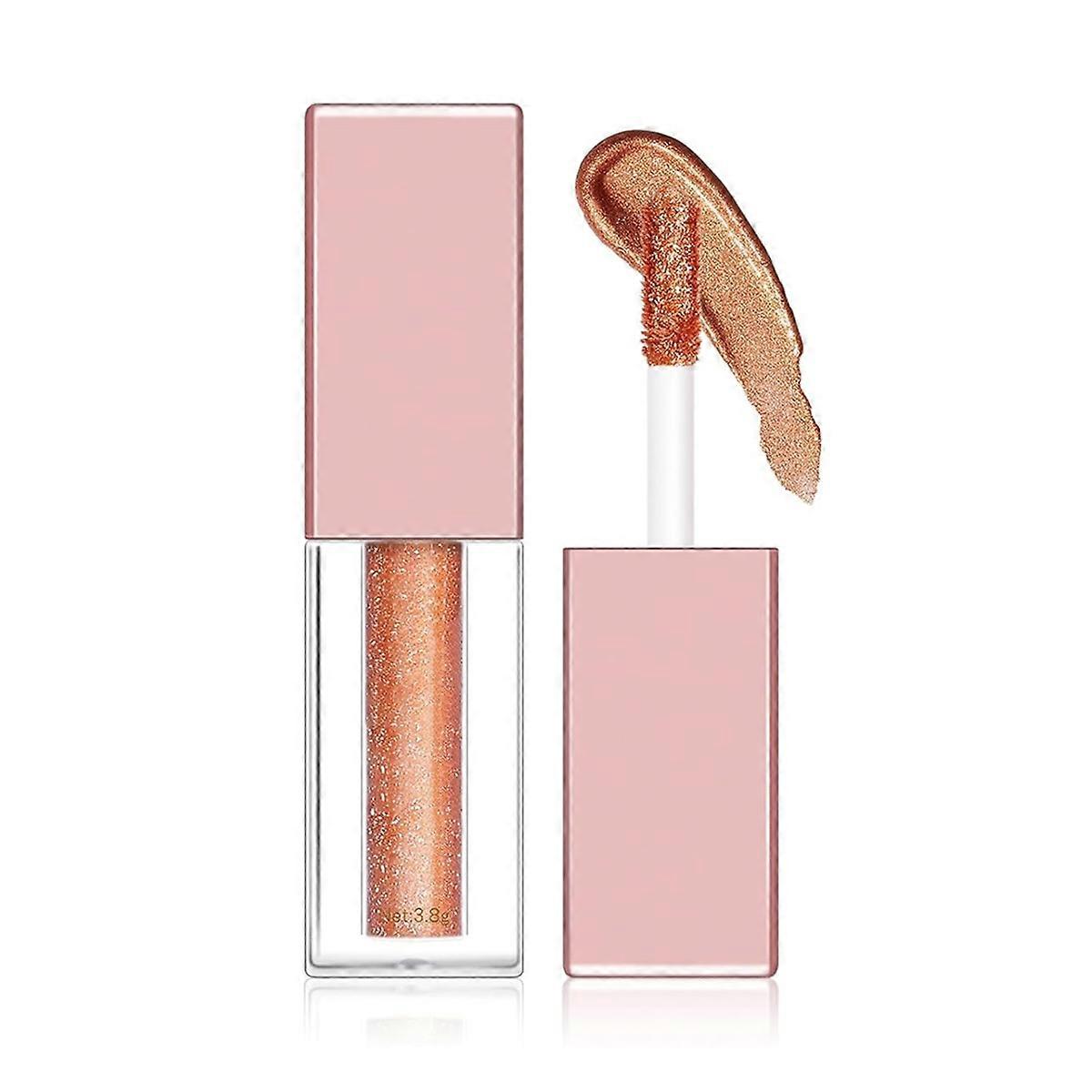 Long-Lasting Bronze Gold Eyeshadow, Creates A Natural Effect With Quick-Drying Formula, Perfect for Daily Wear