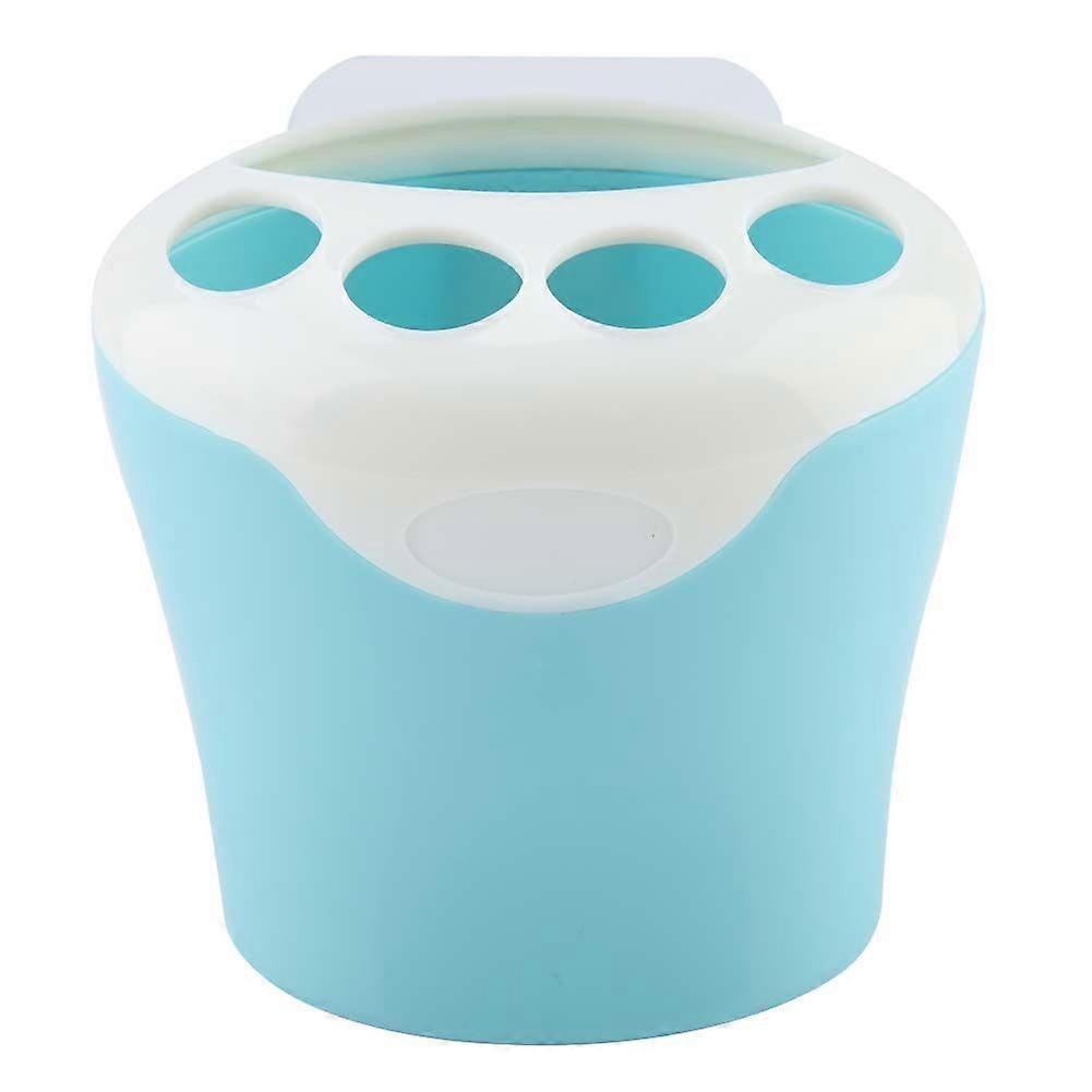 Wall Mounted Mini Toothbrush Holder Toothpaste Hanging Storage Rack Stand Bathroom