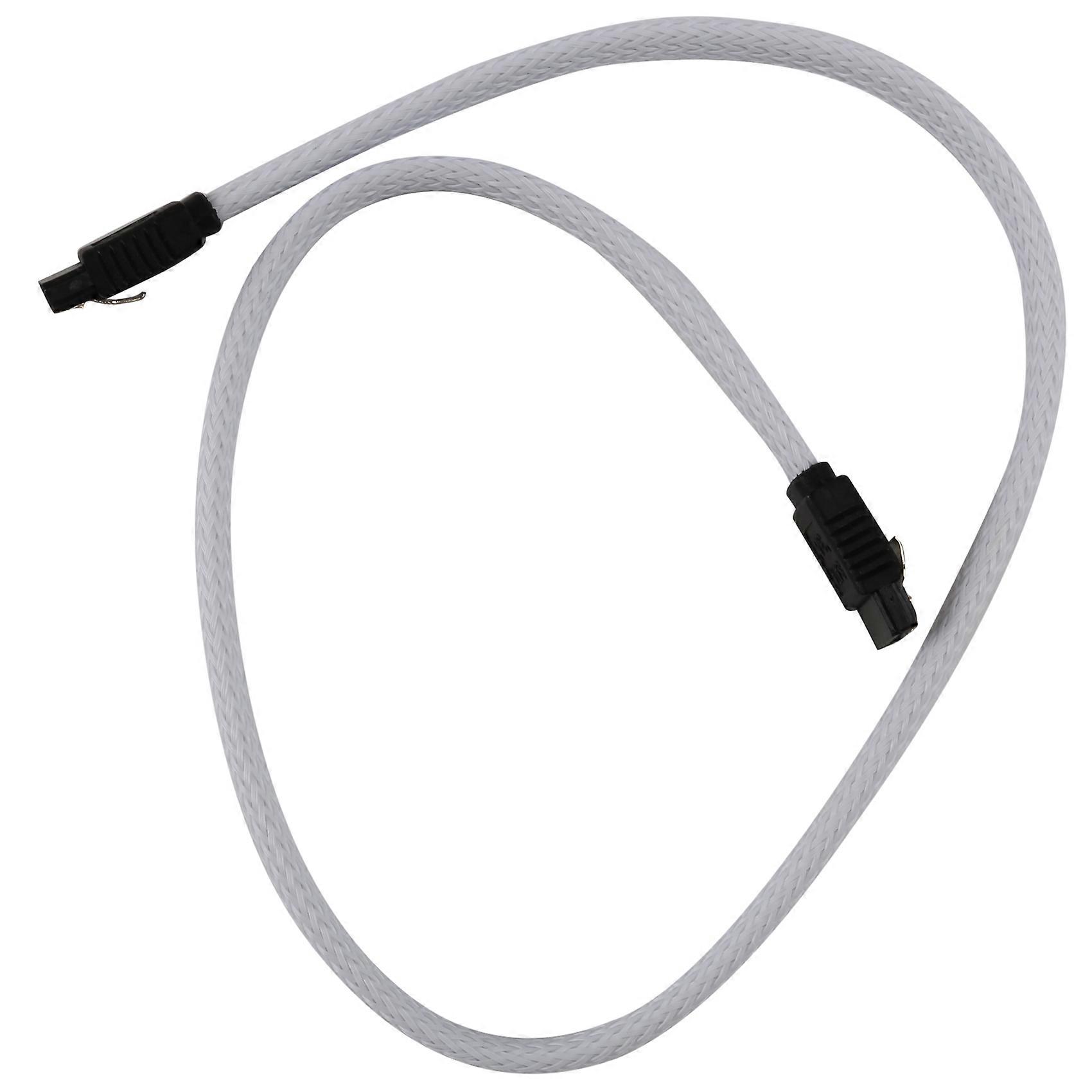 50CM SATA 3.0 III SATA3 7pin Data Cable 6Gb/s SSD Cables HDD Hard Disk Data Cord with Nylon Sleeved