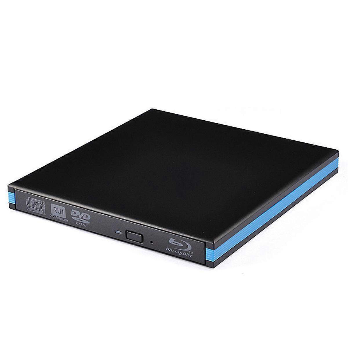 Blu-Ray Burner Player USB 3.0 CD DVD External Bluray Drive Writer Reader for Windows MacBook Laptop 