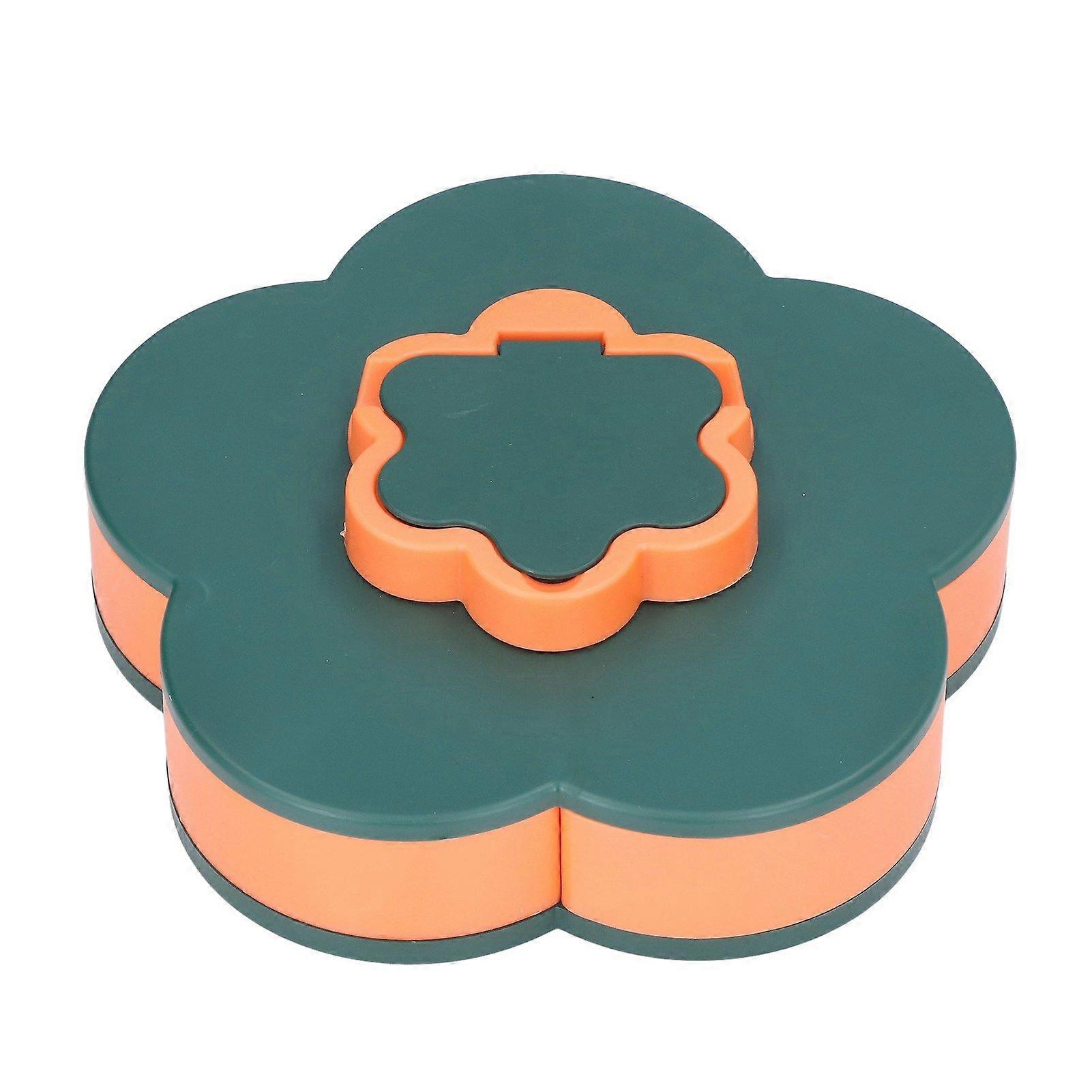 Snack Serving Tray Multifunction Large Capacity Flower Shape Nut Candy Serving Container for Home Monolayer