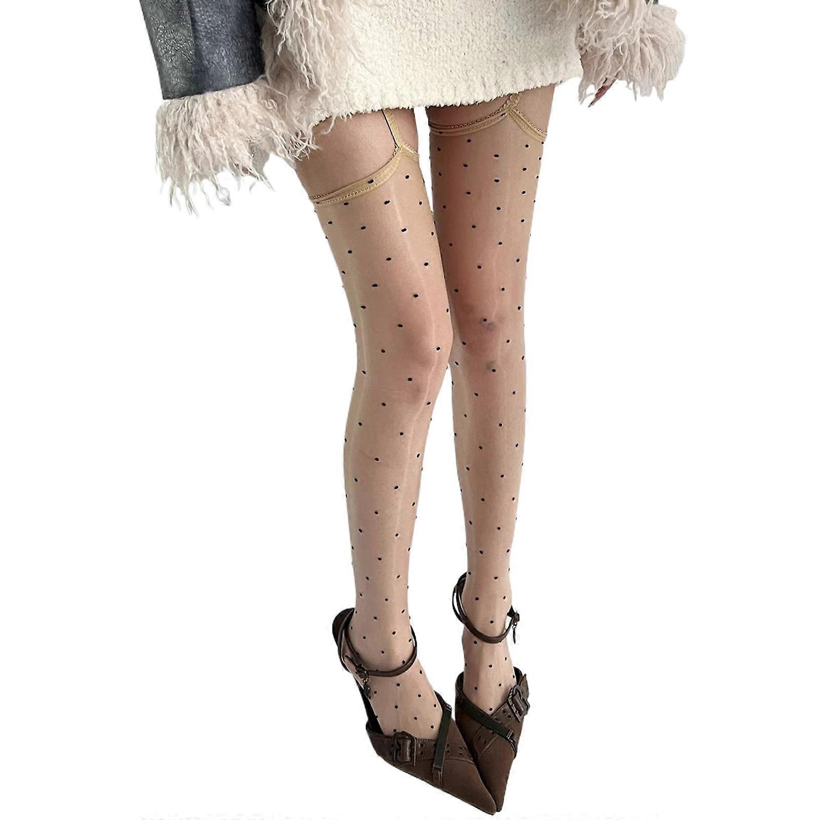 Women's Oil Glossy Pantyhose Nylon Silk Stockings Thigh High Stockings  Tights Suspender Pantyhose Garter Belt Tights coffee | Fruugo UK