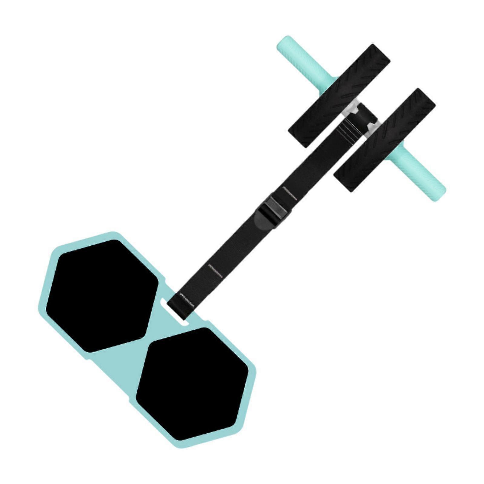 Ab Roller Wheel with Elastic Strap Ab Machine with Knee Mat Abdominal Wheel for