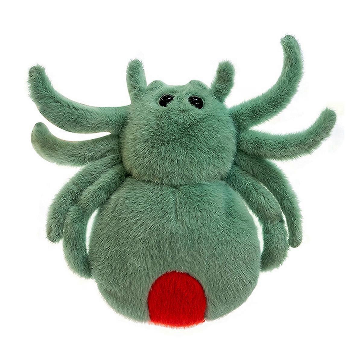 Simulation Spinne Springende Spinne Puppe Krabbelnde Haustierpuppe Plüsch grün